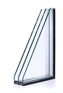 Driedubbel glas